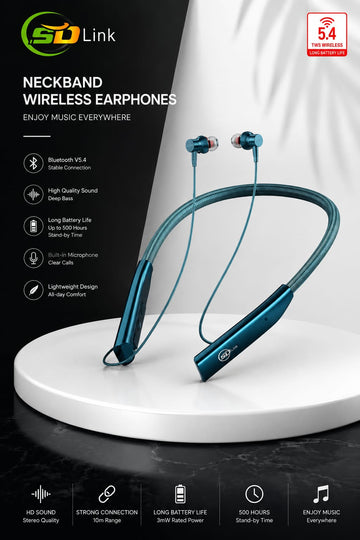 NeckBand Wireless Earphones