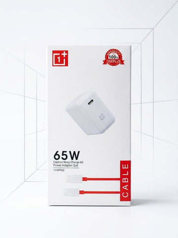 1+ Mobile Charger 65W With Cable