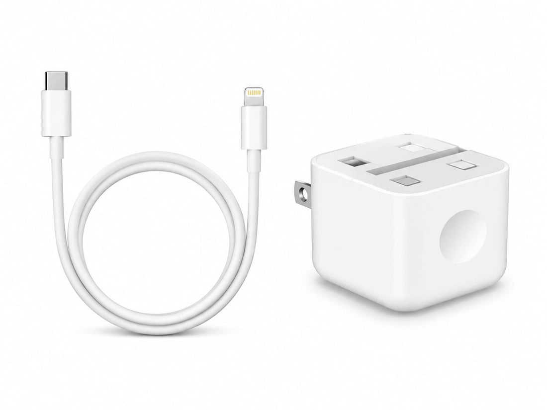 20W  Power Adaptor With USB-C to Lightning Cable