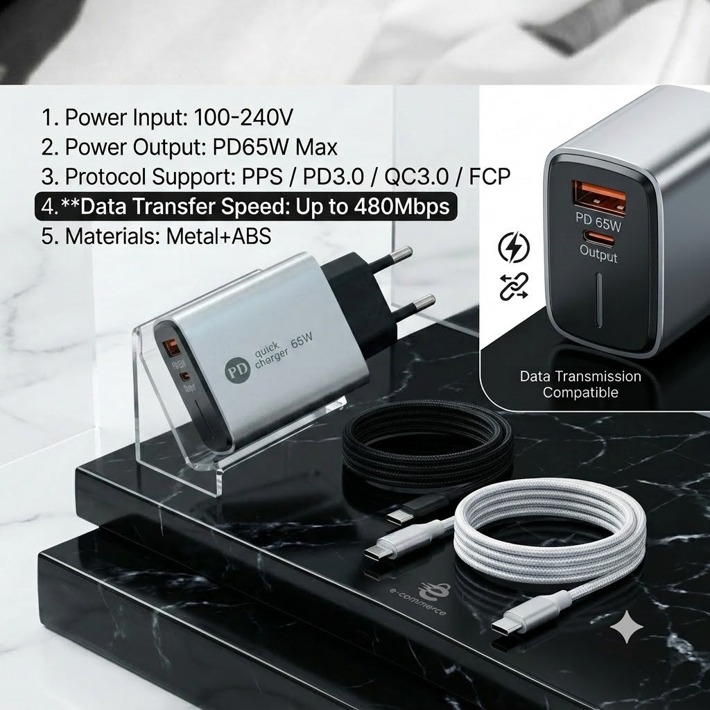 65W PD Quick Charger