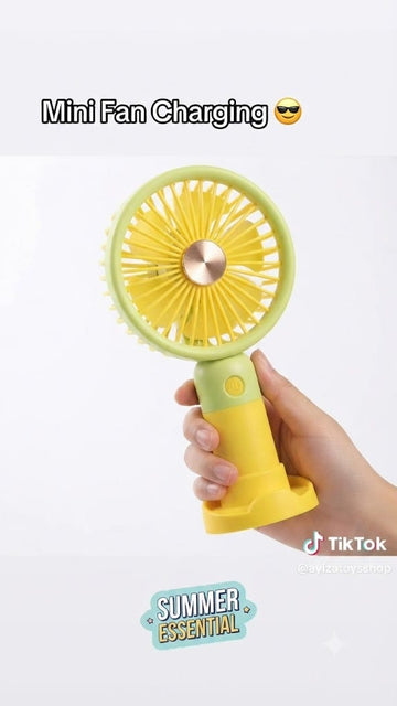 Mini Rechargeable Fan In Unique Color
